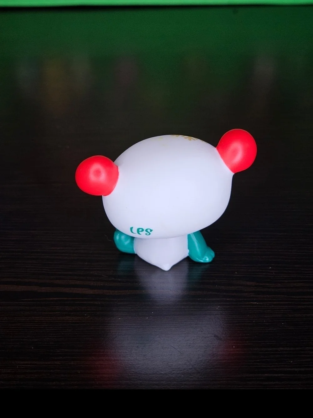 Littlest Pet Shop White, Teal & Pink Panda Figurine